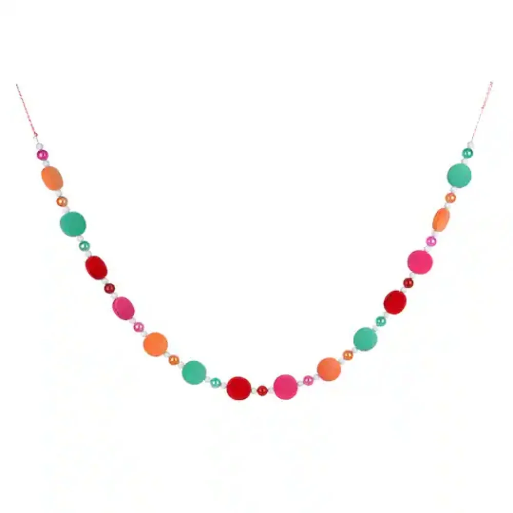 6ft. Multicolor Macaroon & Bead Garland by Ashland